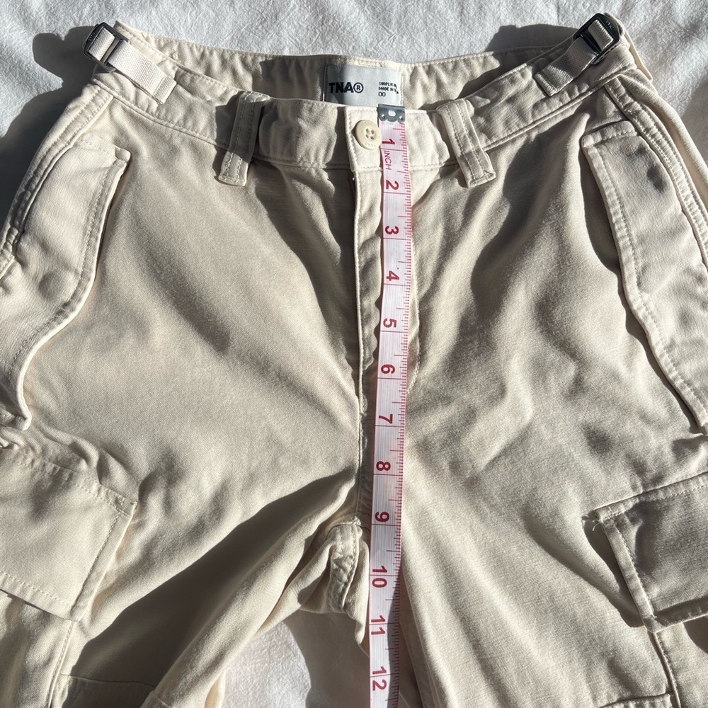 Aritzia TNA‎ Supply Cargo Pant Sz 00 in Light Birch Gorpcore Utility Streetwear - Picture 9 of 15